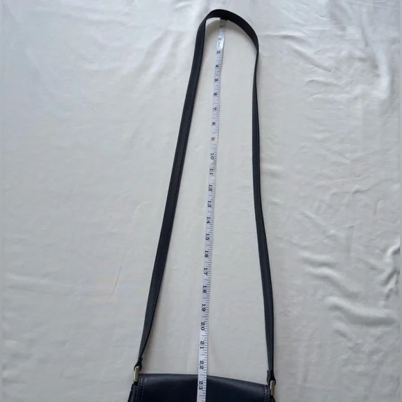 Liz Claiborne Navy Blue Crossbody Purse Magnetic Snap Closure Workwear EUC - Picture 6 of 6